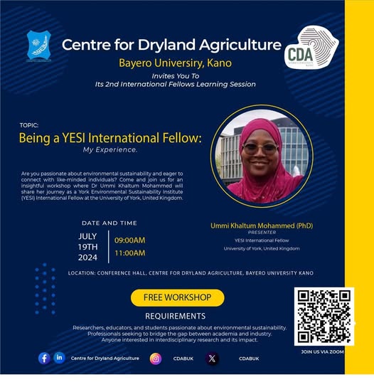 Poster advertising a seminar